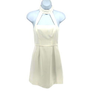 French Connection Cocktail Dress Size 0 Celli Whisper Bodycon Summer White